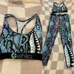 Ethika Vibrant Reptile Print Workout Outfit